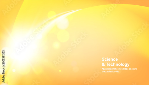 Yellow gradient mesh texture. Colorful bright orange background