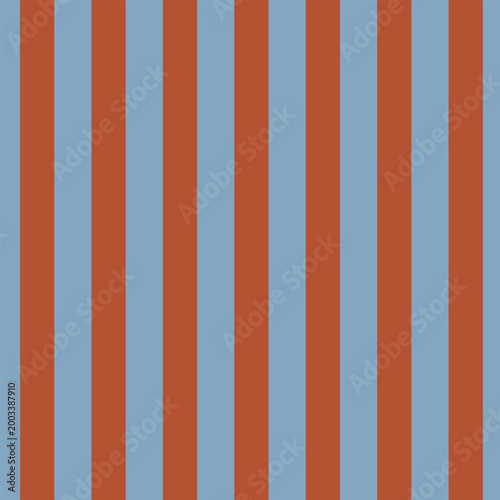 Abstract vector seamless pattern with vertical red stripes on white background. Geometric pattern with vintage stripes. Retro style print. Illustration background design for fabric and prints.