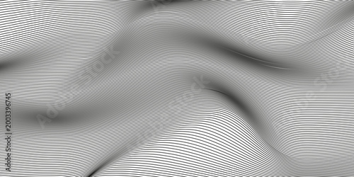 Vector Illustration of the gray pattern of lines abstract background. EPS10. modern