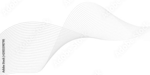 Photos A minimalist design featuring wavy gray lines on a white background