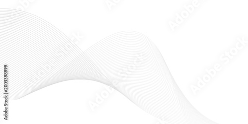 Photos A wavy pattern of thin gray lines on a white background