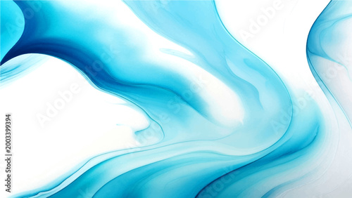 Vector Abstract depiction fluid marine hues dance, swirling elegantly form evoking sense fluidity and serenity.