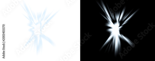 Photos Abstract light burst effects on white and black backgrounds for design isolated