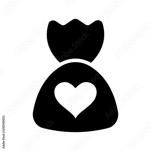 Foto Valentine candy icon
