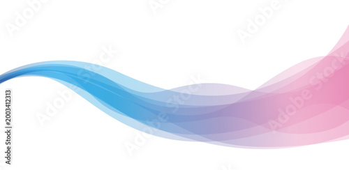 波型グラデーション背景素材