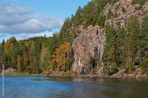 Canvastavla Small rocky islands in narrow bays in the Ladoga Skerries National Park, near th