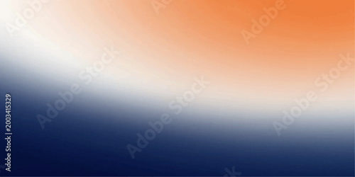 Tableau sur toile A captivating, gradient design seamlessly blends from a warm, orange hue at the top, transitioning through a serene, light tone, and finally melding into a deep blue at the base