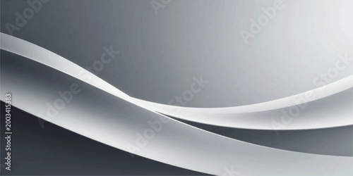 An abstract illustration of flowing curves in shades of gray, conveying a sense of fluidity and elegance. It suggests a movement, perfect for designs and modern themes. 