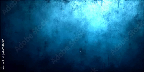 Vector Deep sea ocean blue abstract background, depicting texture and depth in deep aquamarine tone.