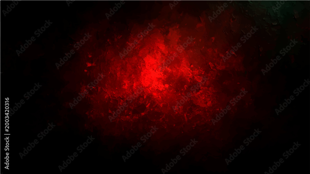 Αυτοκόλλητο Vector Mysterious abstract swirling red nebula, by a vivid and intense energy, set against a dark, cosmic background