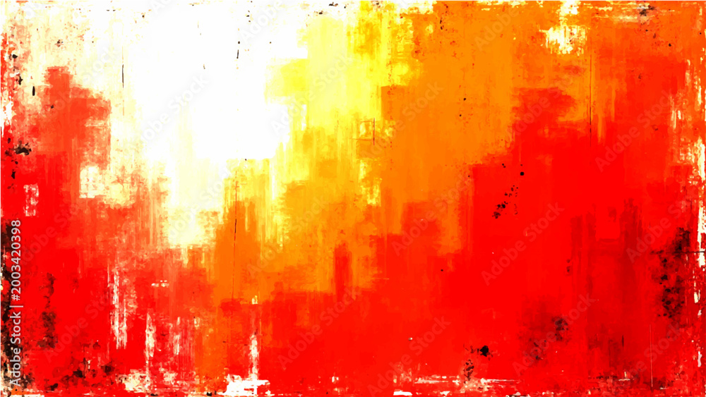 Αυτοκόλλητο Vector Abstract vibrant fiery fusion artistic elements blend seamlessly creating dynamic composition evoke energy passion