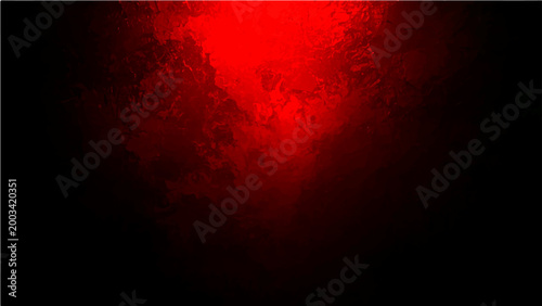 Vector Illuminated crimson light abstract and mysterious composition evokes depth, texture, drama, emotion.
