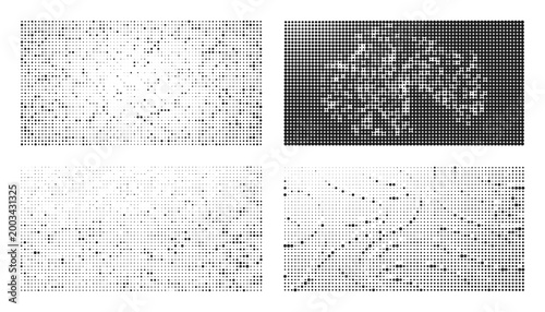 Abstract patterns of light and shadow creating delicate textured backgrounds