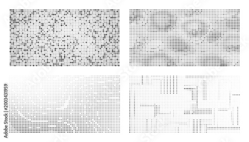 Abstract textures and patterns in grayscale for modern design backgrounds.