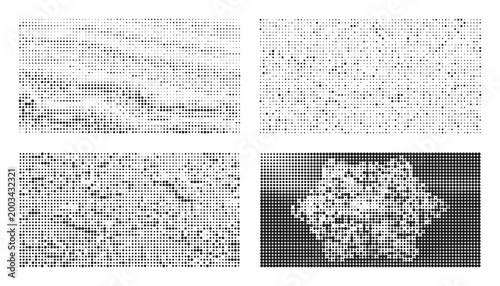 Abstract patterns of natural textures create a visually striking monochrome composition