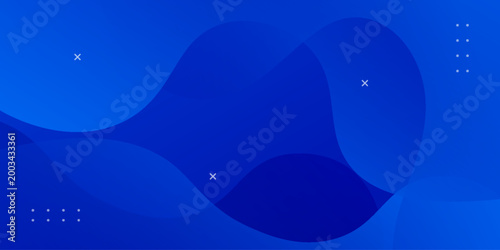 Blue abstract background. Simple dynamic shape composition. Eps10.