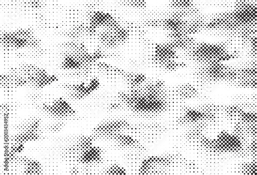 Halftone vector background featuring an abstract two-tone pattern, with ample copy space for customizing your content.