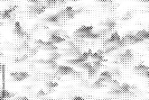 Halftone vector background featuring an abstract two-tone pattern, with ample copy space for customizing your content.