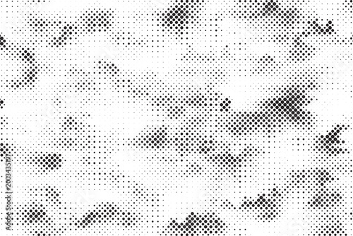 Halftone vector background featuring an abstract two-tone pattern, with ample copy space for customizing your content.