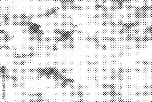 Halftone vector background featuring an abstract two-tone pattern, with ample copy space for customizing your content.