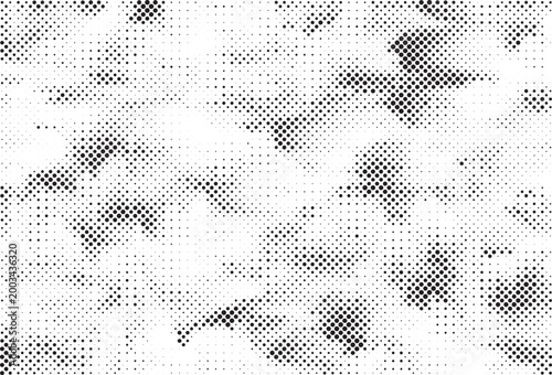 Halftone vector background featuring an abstract two-tone pattern, with ample copy space for customizing your content.