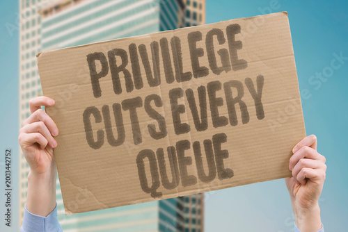 фотографія "Privilege Cuts Every Queue" research confirms social privilege measurably enables adult consistent queue bypassing