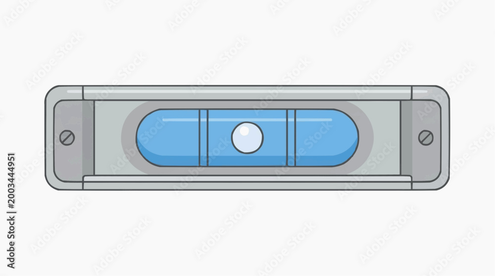 Fototapeta premium A level tool is depicted, symbolizing precision, accuracy, and construction. This graphic image highlights the significance of equilibrium and alignment. 
