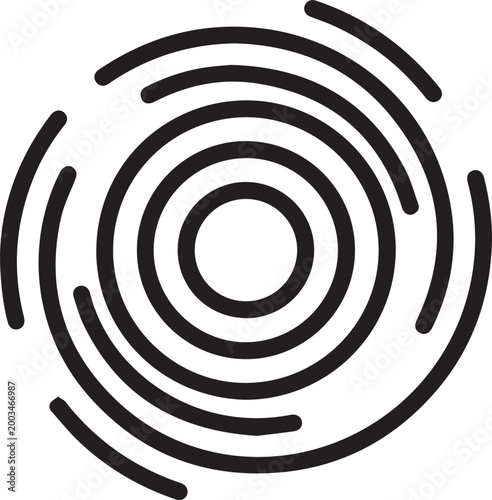 High-Precision Superconducting Wire Vector Icon Showcasing Magnetic Field Lines for Quantum Computing, Energy Research, and Advanced Material Science Applications – Perfect for Technical
