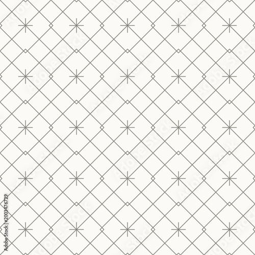 Intricate fine diamond mesh pattern, seamless pattern in line design. diamond, mesh, geometric, minimal, symmetry, intricate, fine vector. textile background