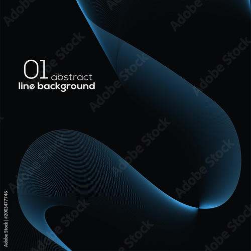 Abstract blue wave background with flowing water shapes and simple vector style elements suitable for business design and web use