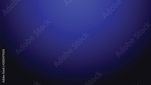 Smooth Dark Blue Gradient Abstract Background with Soft Radial Glow Lighting, Minimal Modern Backdrop for Technology Branding, Corporate Design and Digital Presentation