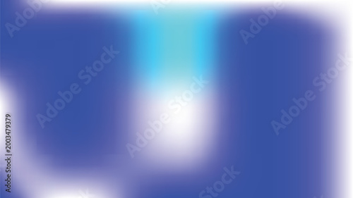 Smooth Blue Gradient Abstract Background with Soft Glow Lighting, Dark Navy Modern Minimal Backdrop for Technology, Business and Creative Design