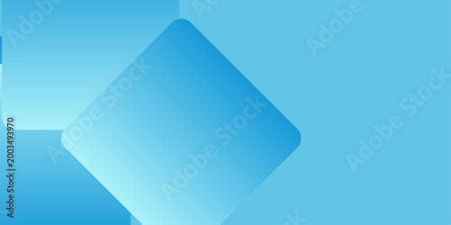Abstract Blue Geometric Background with Overlapping Rectangles and Gradient Shapes for Modern Technology and Corporate Design