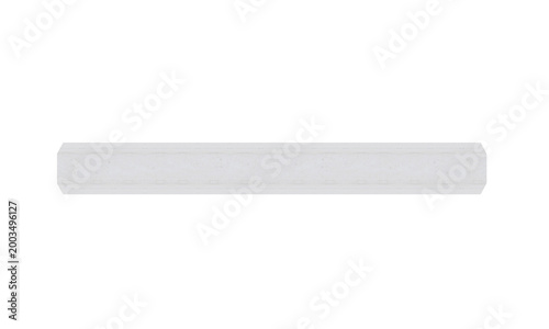 Billede på lærred Concrete bright hexagonal beam - medium size, horizontal