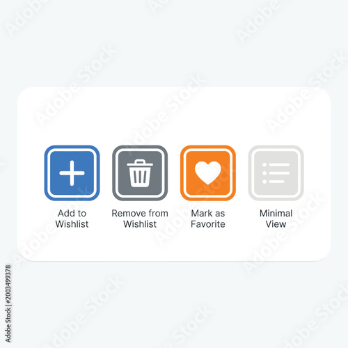 Wishlist Icons Wishlist Controls With Add To Wishlist