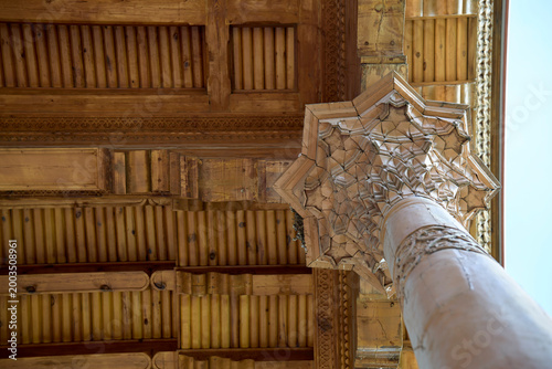 detail of a old house