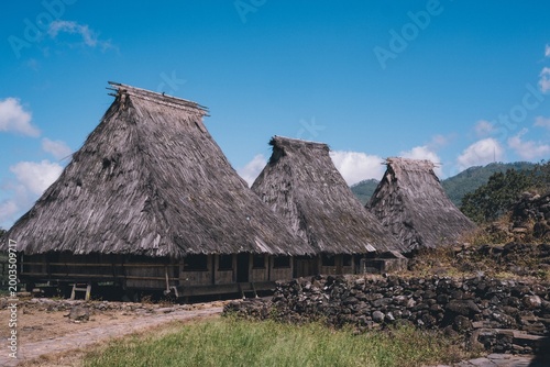 Obraz na plátně thatched roof cottage