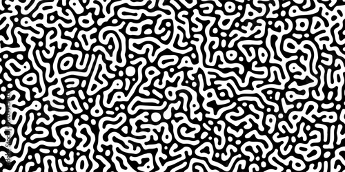 Photography Trendy Black and white Turing pattern