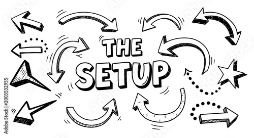 The Setup Directional Arrows Signs.