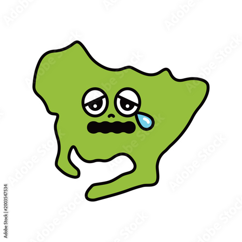 シンプルな日本の愛知県のキャラクター