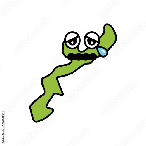 シンプルな沖縄地図のキャラクター