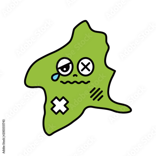 シンプルな日本の群馬県のキャラクター
