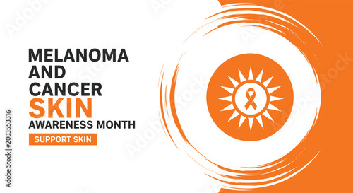 Melanoma and skin cancer awareness month promoting early detection