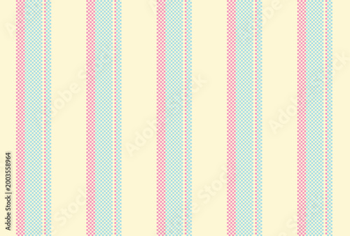 Vertical line stripes seamless background. Summer soft pink and pastel blue stripe pattern suitable for wrapping paper, interior, and apparel