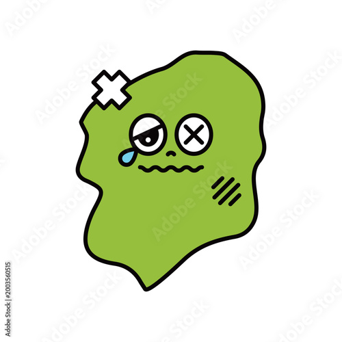 シンプルな日本の栃木県のキャラクター