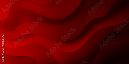 A visually arresting crimson design featuring flowing lines. This artistic creation uses dramatic shadows and a gradient effect to create an inviting abstract image.