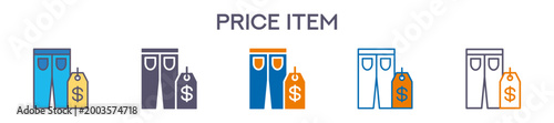Price Item Element For Design Graphic - Multi Styles 
