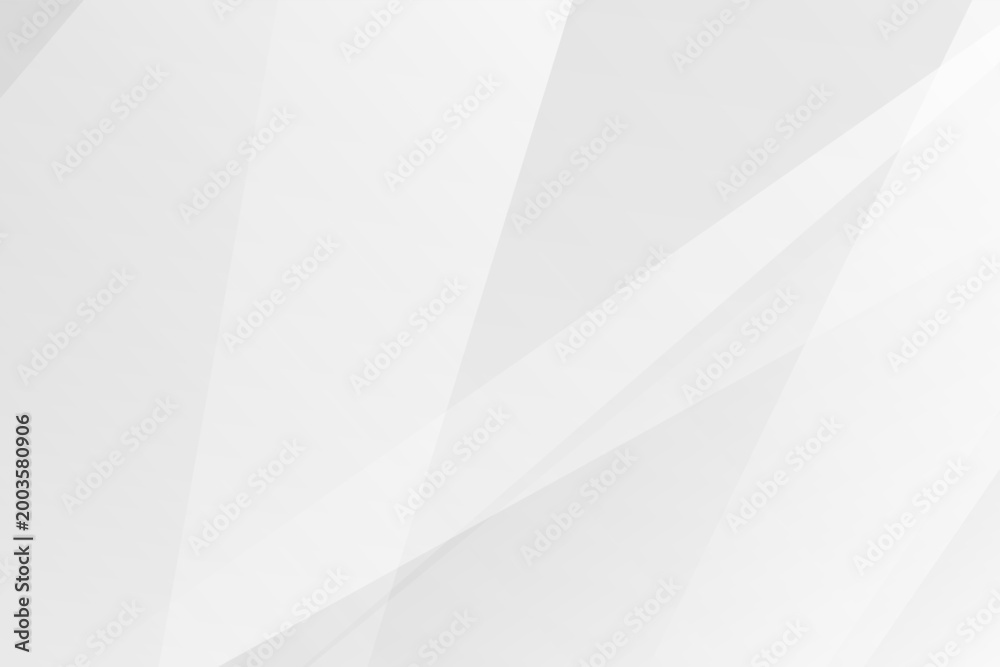 Fototapeta premium Modern abstract grey and white polygonal shapes creating clean vector background, EPS 10.