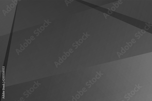 Modern abstract black polygonal background with dark grey gradients and clean geometric shapes, minimal tech style, vector EPS 10.