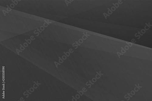 Modern abstract black polygonal background with dark grey gradients and clean geometric shapes, minimal tech style, vector EPS 10.